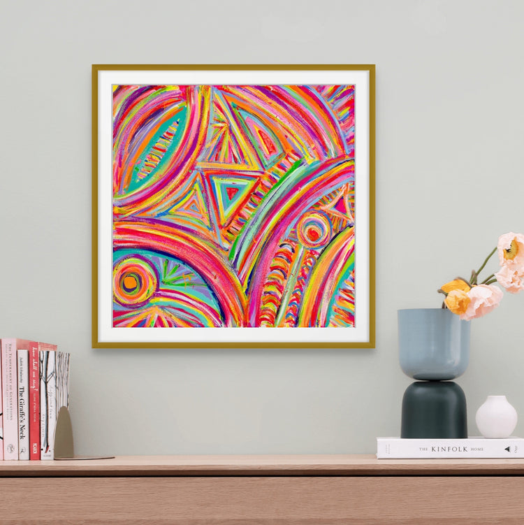 Karma Kaleidoscope Fine Art Print