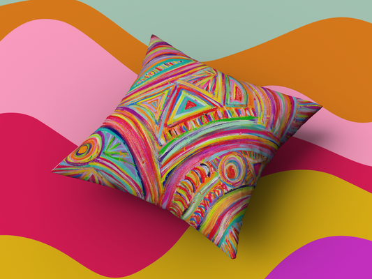 Karma Kaleidoscope Cushion Cover