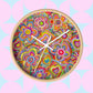 Love in Neon Wall Clock