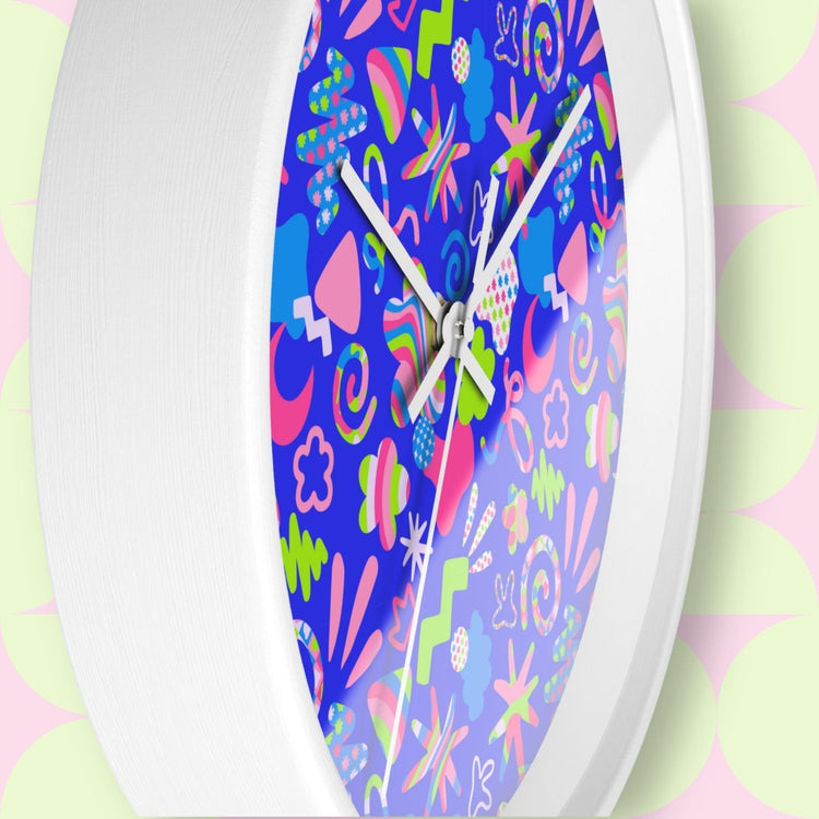 Neon Carnival Wall Clock