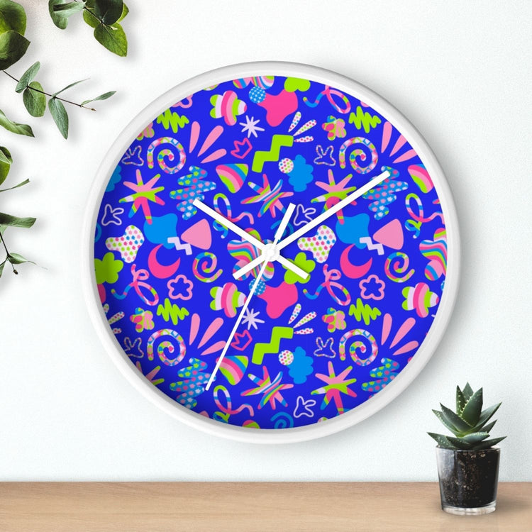 Neon Carnival Wall Clock