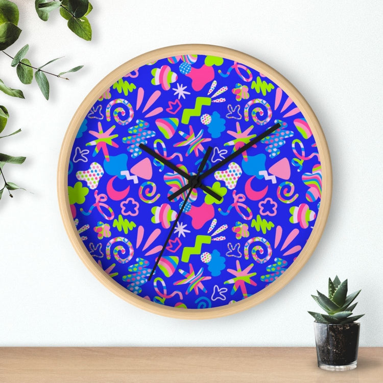 Neon Carnival Wall Clock