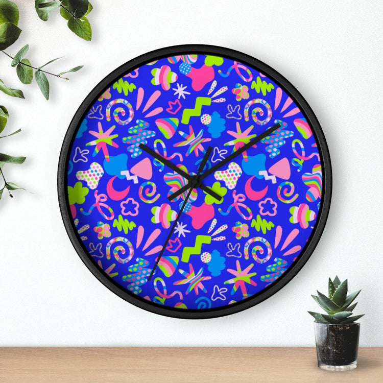 Neon Carnival Wall Clock