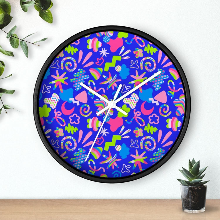 Neon Carnival Wall Clock