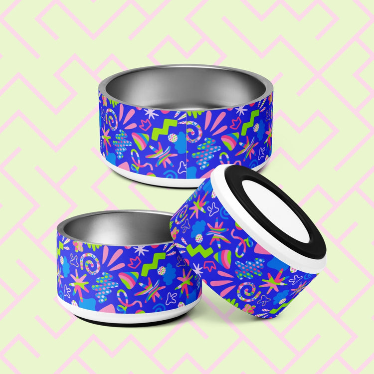 Neon Carnival Pet Bowl