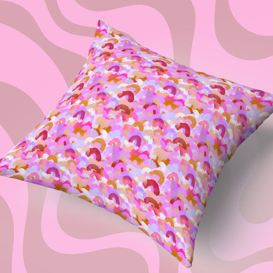 Pink Rainbow Cushion