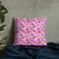 Pink Rainbow Cushion