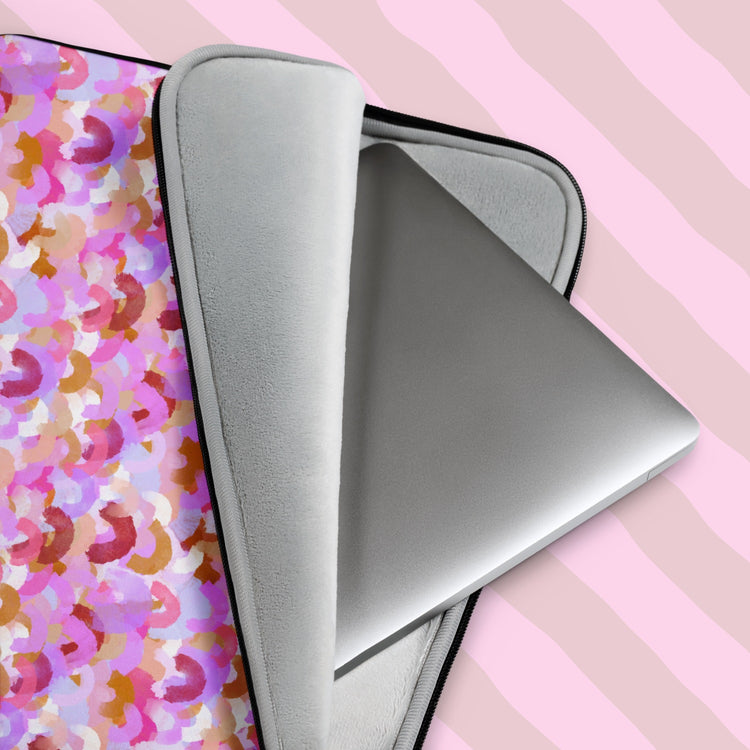 Pink Rainbow Laptop Sleeve