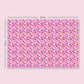 Pink Rainbow Wrapping Paper Sheets