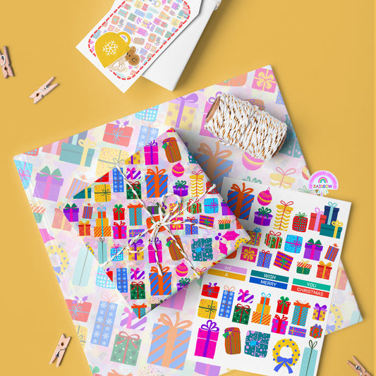 Pressies Christmas Wrap Set