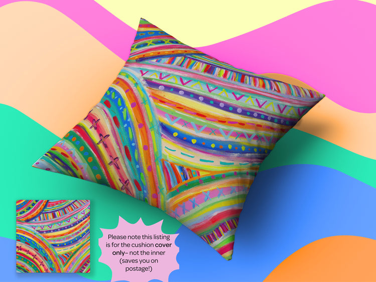 The Rainbow Connection Cushion Cover