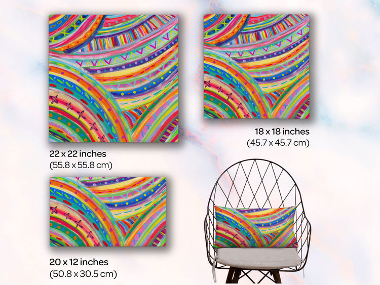 The Rainbow Connection Cushion Cover