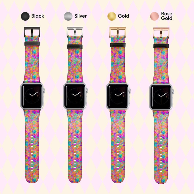 Splotches and Crosses Apple Watch Band