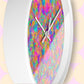 Splotches and Crosses Wall Clock