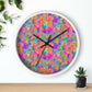 Splotches and Crosses Wall Clock