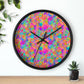 Splotches and Crosses Wall Clock