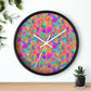 Splotches and Crosses Wall Clock