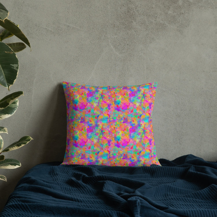 Splotches and Crosses Cushion