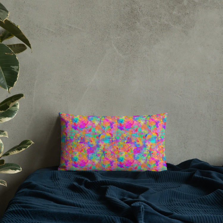 Splotches and Crosses Cushion