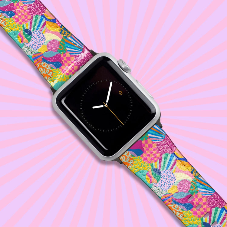 Squiggs and Stripes Apple Watch Band