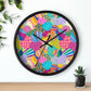 Squiggs and Stripes Wall Clock