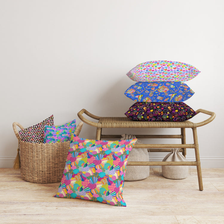 Squiggs and Stripes Cushion