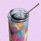 Squiggs and Stripes Stainless Steel Tumbler