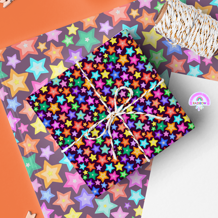 Star Light Star Bright Wrapping Paper Sheets