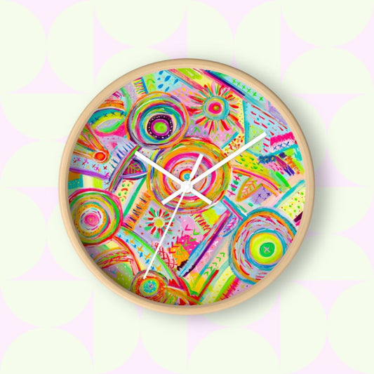 Summer Sorbet Wall Clock