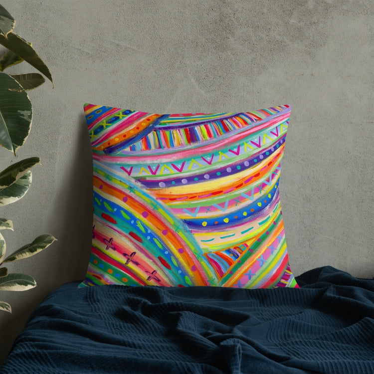 The Rainbow Connection Cushion