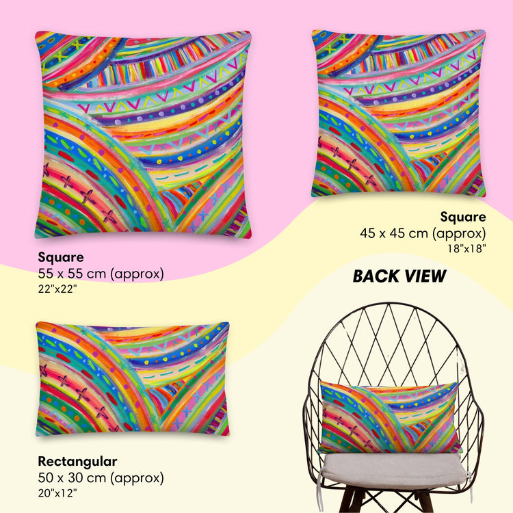 The Rainbow Connection Cushion