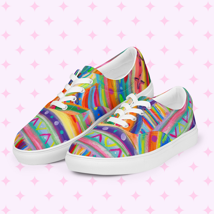 The Rainbow Connection Canvas Sneakers