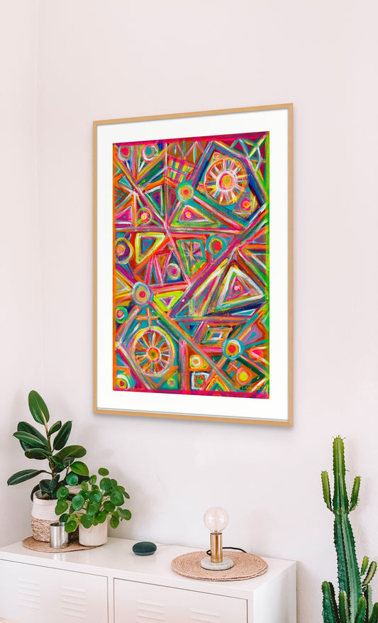 Tropical Geometry Fine Art Print