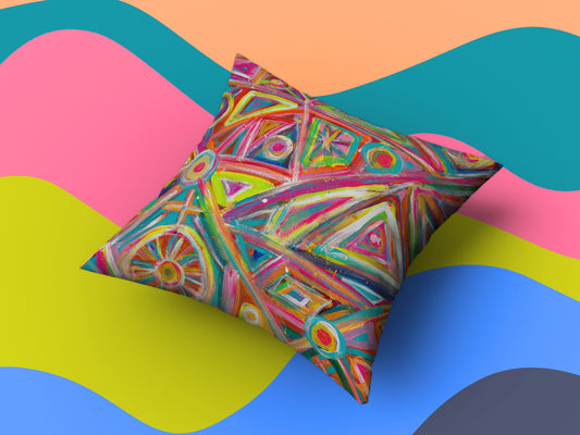 Tropical Geometry Cushion Cover