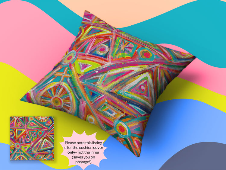 Tropical Geometry Cushion Cover