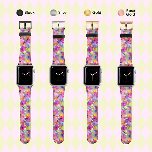 Watercolour Rainbow Apple Watch Band