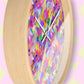 Watercolour Rainbow Wall Clock