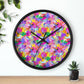 Watercolour Rainbow Wall Clock