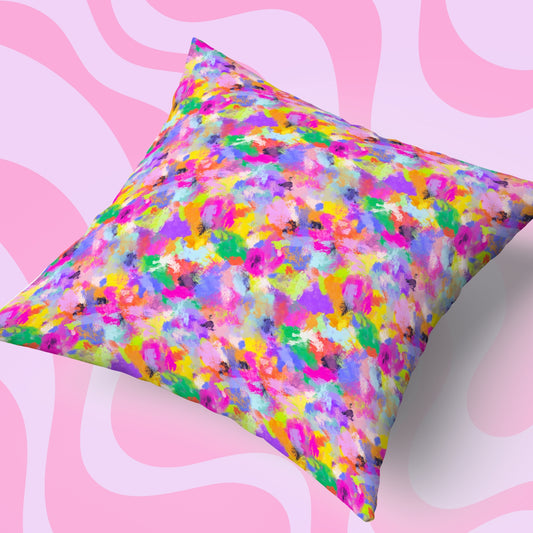 Watercolour Rainbow Cushion