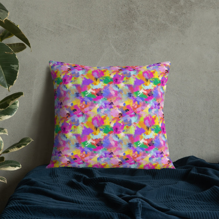 Watercolour Rainbow Cushion