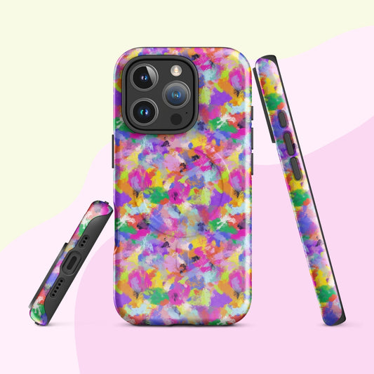 Watercolour Rainbow MagSafe iPhone Case