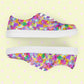 Watercolour Rainbow Canvas Sneakers