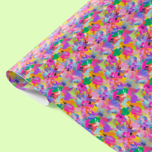 Watercolour Rainbow Wrapping Paper Sheets